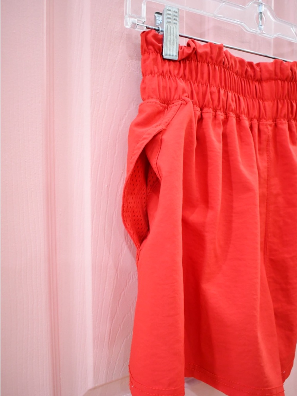 Free People Red Athletic Shorts - Picture 4 of 5